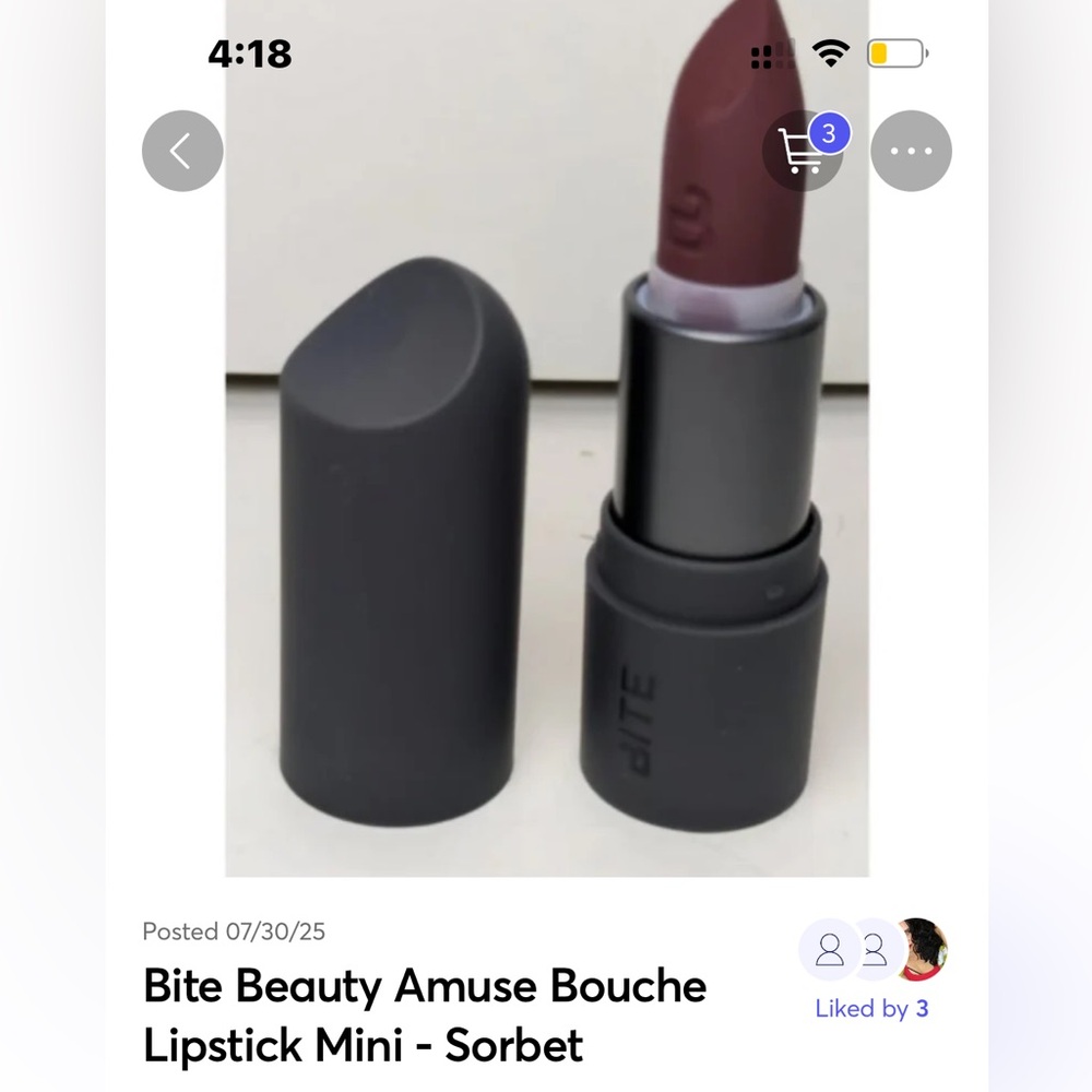 Bite Beauty Amuse Bouche Lipstick in Sorbet